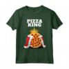 Pizza King - Camicia Amante Pizza | Carina Maglietta per gli Amanti della Pizza - Ideale per Chi Ama il Cibo Italiano