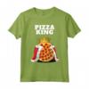 Pizza King - Camicia Amante Pizza | Carina Maglietta per gli Amanti della Pizza - Ideale per Chi Ama il Cibo Italiano