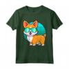 Vintage Corgi Tshirt Bambini - Divertente Design Retro Shirt per Amanti dei Corgi - Regalo Unico per Natale o Compleanno