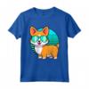 Vintage Corgi Tshirt Bambini - Divertente Design Retro Shirt per Amanti dei Corgi - Regalo Unico per Natale o Compleanno