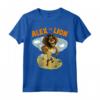 HapTiger Alex The Lion Desert Text Poster Maglietta - Officially Licensed Apparel for Fans