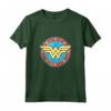 Cerchio con Logo DC Wonder Woman Invecchiato Canotta - Maglietta Ufficiale per Veri Fan di Supereroi DC - Ideale come Regalo per Compleanni o Feste