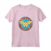 Cerchio con Logo DC Wonder Woman Invecchiato Canotta - Maglietta Ufficiale per Veri Fan di Supereroi DC - Ideale come Regalo per Compleanni o Feste