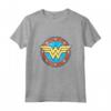 Cerchio con Logo DC Wonder Woman Invecchiato Canotta - Maglietta Ufficiale per Veri Fan di Supereroi DC - Ideale come Regalo per Compleanni o Feste