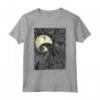 HapTiger The Nightmare Before Christmas Spiral Hill Portrait Maglietta - Officially Licensed Apparel for Fans - Unique Tim Burton Design