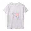 HapTiger Bambi & Thumper Simple Outline Pink Square Maglietta con Collo a V - Officially Licensed Disney Apparel for Collectors