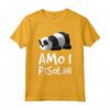 Magliette Uomo Manica Corta Persone Pigre Amo I Pisolini - Maglietta Orso Panda HapTiger - Ideale Regalo Compleanno