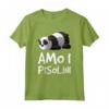 Magliette Uomo Manica Corta Persone Pigre Amo I Pisolini - Maglietta Orso Panda HapTiger - Ideale Regalo Compleanno