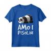 Magliette Uomo Manica Corta Persone Pigre Amo I Pisolini - Maglietta Orso Panda HapTiger - Ideale Regalo Compleanno