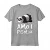 Magliette Uomo Manica Corta Persone Pigre Amo I Pisolini - Maglietta Orso Panda HapTiger - Ideale Regalo Compleanno
