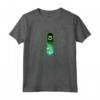 HapTiger Rick & Morty Galatic Pickle Puff Maglietta - Official Licensed Product - Wubba Lubba Dub Dub!