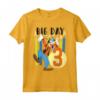 HapTiger Goofy Birthday Big Day 3 Years Old Maglietta - Abbigliamento Ufficiale per Compleanno - Ideale come Regalo per Bambini