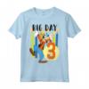 HapTiger Goofy Birthday Big Day 3 Years Old Maglietta - Abbigliamento Ufficiale per Compleanno - Ideale come Regalo per Bambini