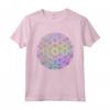 Geometria Chakra Geometrica - T-shirt Psichedelica Sacra - Ideale per Meditazione e Yoga - Design Ispirato alla Geometria Sacra