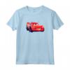 HapTiger Pixar Cars Lightning McQueen Paint Drifting Maglietta - Officially Licensed Apparel for Fans - 16PXCR009