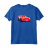HapTiger Pixar Cars Lightning McQueen Paint Drifting Maglietta - Officially Licensed Apparel for Fans - 16PXCR009