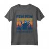 Pew Pew Madafakas Vintage Crazy Cat Funny Maglietta - Unique Graphic Tee for Cat Lovers - Lightweight and Classic Fit