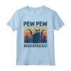 Pew Pew Madafakas Vintage Crazy Cat Funny Maglietta - Unique Graphic Tee for Cat Lovers - Lightweight and Classic Fit