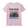 Pew Pew Madafakas Vintage Crazy Cat Funny Maglietta - Unique Graphic Tee for Cat Lovers - Lightweight and Classic Fit