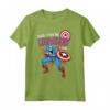 HapTiger Captain America Legendary Dad - Festa del Papà Maglietta - Regalo Unico per il Papà - Ideale per Father's Day e Family Trip