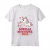 Bambino Sorella Maggiore 2023 - Sarò una Sorella Maggiore 2023 Maglietta per Annuncio di Gravidanza - Regalo Adorabile