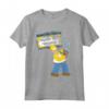 HapTiger Homer Graphic Man - Man at Work Maglietta Divertente per Fai da Te e Amanti dei Simpson - Licenza Ufficiale