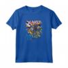 Officially Licensed HapTiger X-Men Vintage Group Shot Logo Maglietta - Collectible Comic Apparel 20MARV00066A-001