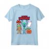 Felice Halloween Scheletro Zucca Fantasma Carino Bambini Maglia a Manica - Costume Kawaii Happy Halloween - Regalo Perfetto per Halloween Lover