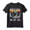 Monster Truck sono la mia marmellata - Maglietta Monster Trucks Regola - Idea Regalo per Festa per Bambini
