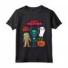 Felice Halloween Scheletro Zucca Fantasma Carino Bambini Maglietta - Costume Spaventoso per Dolcetto o Scherzetto
