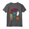 Felice Halloween Scheletro Zucca Fantasma Carino Bambini Maglietta - Costume Spaventoso per Dolcetto o Scherzetto