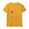 HapTiger Winnie The Pooh Floating Red Balloon Maglietta con Collo a V - Official Licensed Disney Apparel - Mickey And Friends - 19DNWP00022A-002