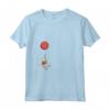 HapTiger Winnie The Pooh Floating Red Balloon Maglietta con Collo a V - Official Licensed Disney Apparel - Mickey And Friends - 19DNWP00022A-002