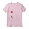 HapTiger Winnie The Pooh Floating Red Balloon Maglietta con Collo a V - Official Licensed Disney Apparel - Mickey And Friends - 19DNWP00022A-002