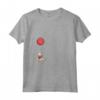 HapTiger Winnie The Pooh Floating Red Balloon Maglietta con Collo a V - Official Licensed Disney Apparel - Mickey And Friends - 19DNWP00022A-002