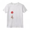 HapTiger Winnie The Pooh Floating Red Balloon Maglietta con Collo a V - Official Licensed Disney Apparel - Mickey And Friends - 19DNWP00022A-002