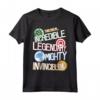 HapTiger Avengers Festa Del Papà Dad Words Maglietta - Merchandise Ufficiale - Ideale come Regalo per il Papà Fan degli Avengers