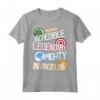HapTiger Avengers Festa Del Papà Dad Words Maglietta - Merchandise Ufficiale - Ideale come Regalo per il Papà Fan degli Avengers