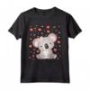 Koala San Valentino Camicia Cuore Rosso - Maglietta Regalo Amante Koala per San Valentino - Idea Regalo Unica e Divertente