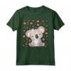 Koala San Valentino Camicia Cuore Rosso - Maglietta Regalo Amante Koala per San Valentino - Idea Regalo Unica e Divertente