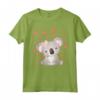 Koala San Valentino Camicia Cuore Rosso - Maglietta Regalo Amante Koala per San Valentino - Idea Regalo Unica e Divertente