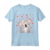 Koala San Valentino Camicia Cuore Rosso - Maglietta Regalo Amante Koala per San Valentino - Idea Regalo Unica e Divertente