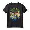 HapTiger Pixar Toy Story Cartoon Group Shot Maglietta - Official Toy Story Woody, Buzz Lightyear, and Alien Shirt - Buy Now!