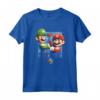 HapTiger We're The Mario Brothers Poster Maglietta - Official Nintendo T-Shirt for Men, Women, Boys, and Girls - Licensed Mario Bros. Apparel