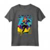 Bambino DC Kids Super Hero Girls Batgirl Pop Wow incorniciato Maglietta - Collezione con Licenza Ufficiale - Regalo Perfetto per Fan di Supereroi