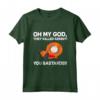 HapTiger Oh mio Dio hanno ucciso Kenny! Maglietta con Licenza Ufficiale Comedy Central - You Bastards - Ideale per Fan di South Park