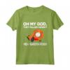 HapTiger Oh mio Dio hanno ucciso Kenny! Maglietta con Licenza Ufficiale Comedy Central - You Bastards - Ideale per Fan di South Park
