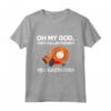 HapTiger Oh mio Dio hanno ucciso Kenny! Maglietta con Licenza Ufficiale Comedy Central - You Bastards - Ideale per Fan di South Park