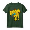 Boom I'm 2 Anno Vecchio - 2 ° Compleanno Bday Cartone Animato Fumetti Maglietta - Ideale per Bambini e Regalo Compleanno