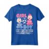 Ragazza o Ragazzo Mamma e Papà Love You Baby - Gender Baby Shower Maglietta - Idea Regalo per Donne Incinte